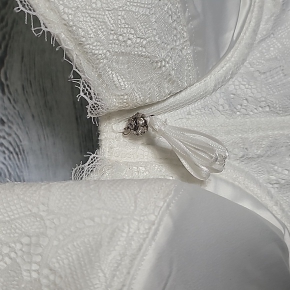 Parfait by Affinitas Cream Corset Tank Top Sz 38D - Picture 5 of 8